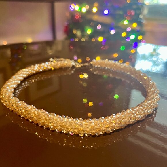 Jewelry - Champagne Bead Necklace NWOT